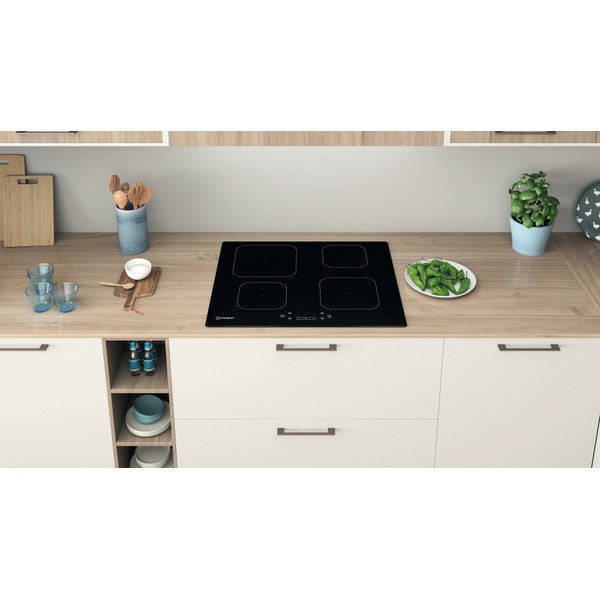 Indesit 60CM 4 Zone Induction Glass Ceramic Hob - Black | IS83Q60NE from Indesit - DID Electrical