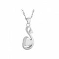 Infinity Love Stainless Steel Pendant/Necklace Funeral Cremation Urn for Ashes