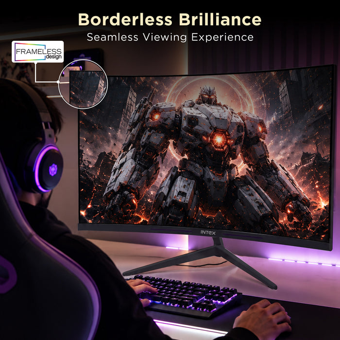 INTEX 27 Inch Curved Monitor