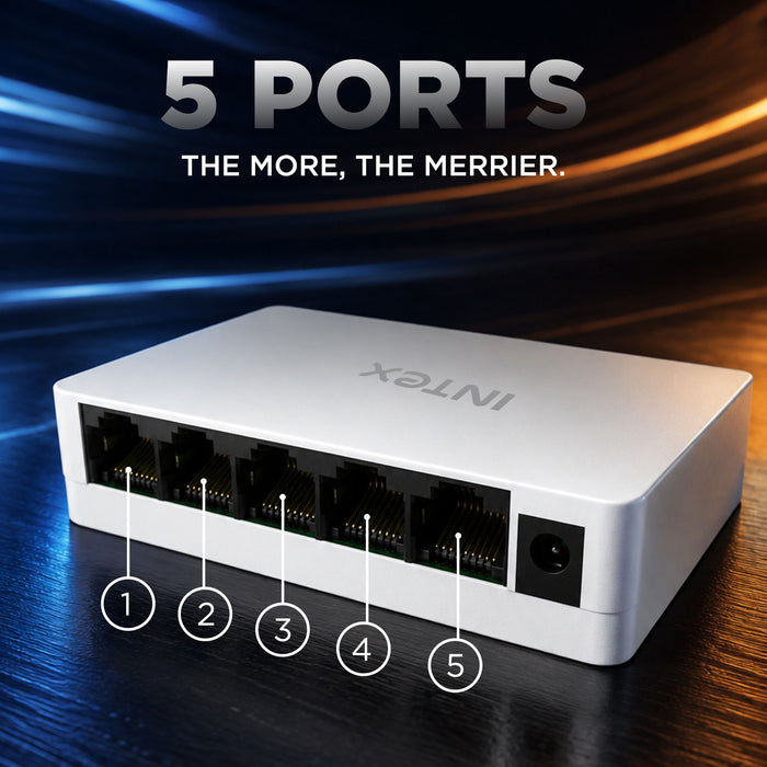 Intex 5-Port Ethernet Switch