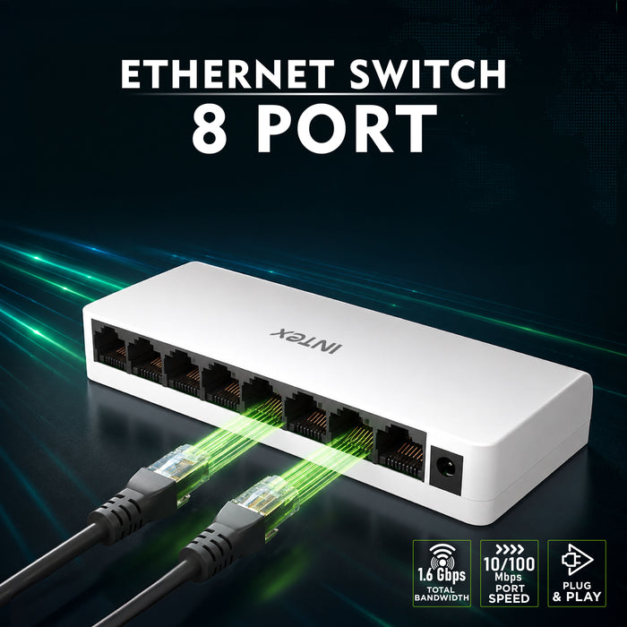 Intex 8-Port Ethernet Switch