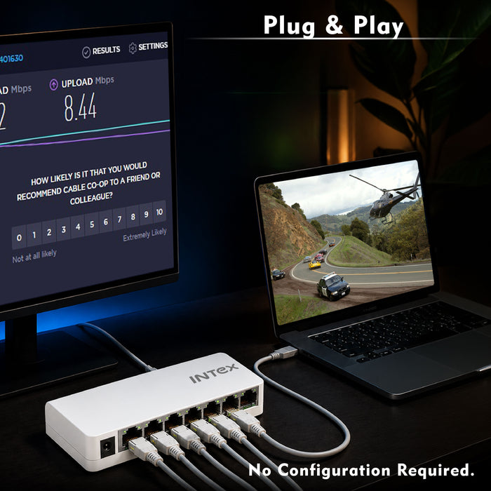 Intex 8-Port Ethernet Switch