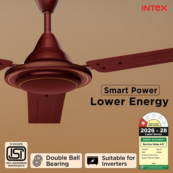 Intex Aero Jet 1200mm High-Speed Ceiling Fan