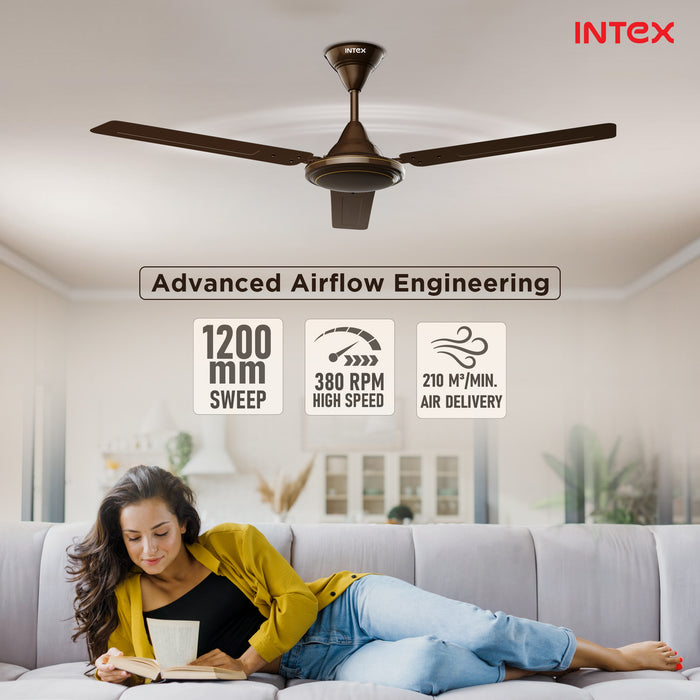 Intex Aero Silk 1200mm High-Speed Ceiling Fan