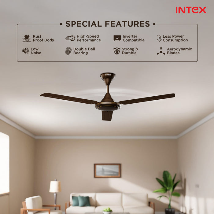 Intex Aero Silk 1200mm High-Speed Ceiling Fan
