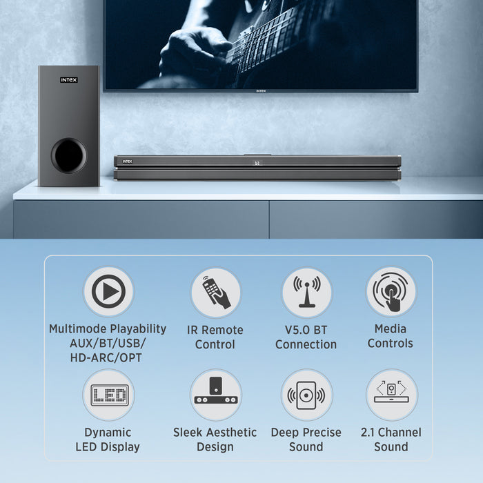 Intex Beast 24000 2.1 Ch Wireless Sound Bar