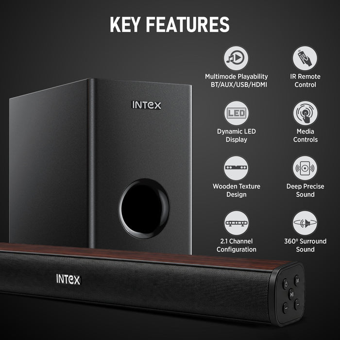 Intex Beast 9002 90W Powerful Soundbar