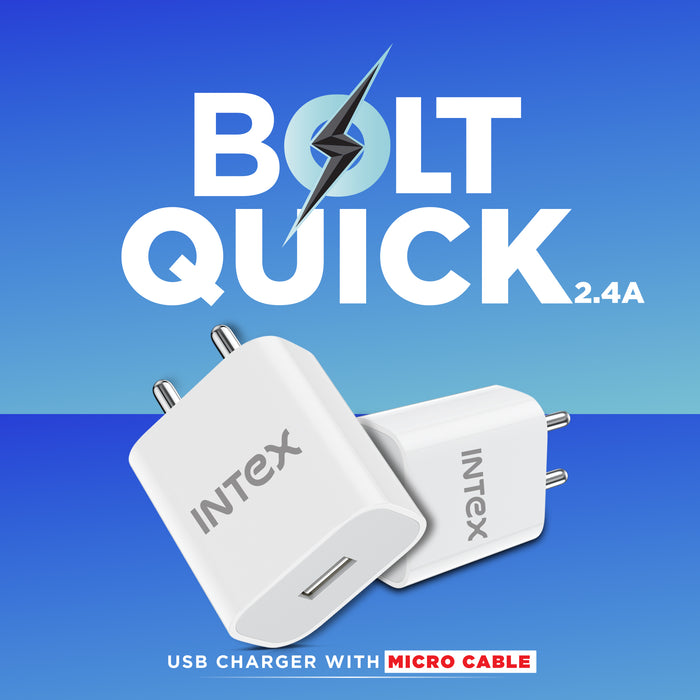 Intex Bolt Quick 2.4A USB Charger
