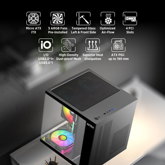 Intex Crux Computer Gaming Case