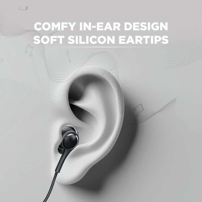 Intex Echo Wired In-Ear Earphones with Mic