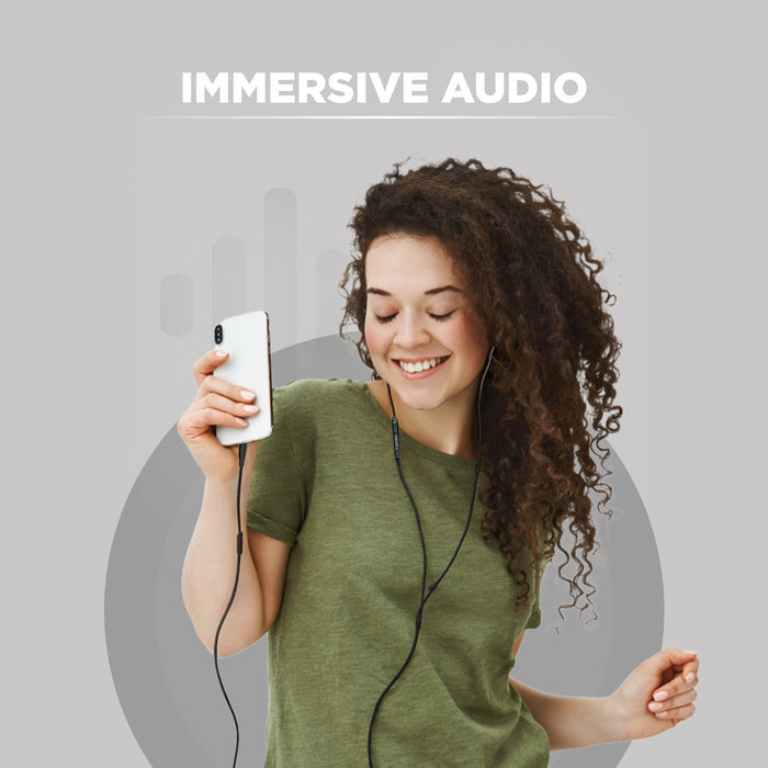 Intex Echo Wired In-Ear Earphones with Mic
