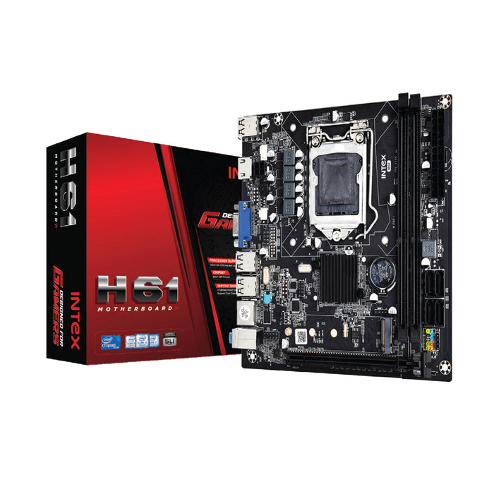 Intex H-110 Micro ATX Gaming Motherboard