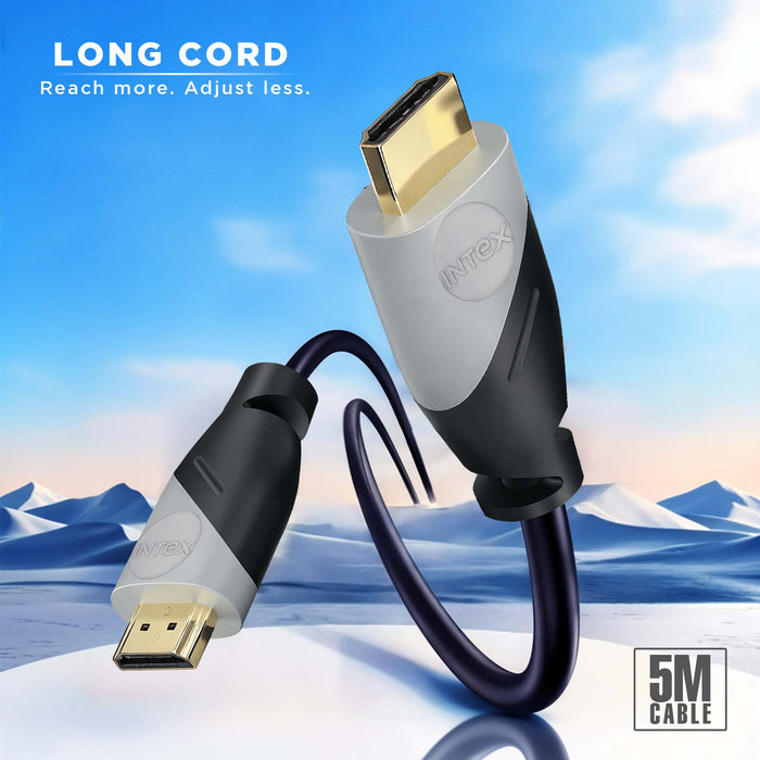 Intex HDMI Cable 5 Meter 4K@60Hz Ultra HD