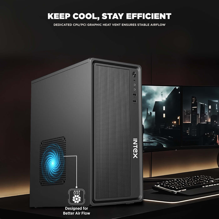 INTEX IT-1603 W SMPS & USB Computer Cabinet