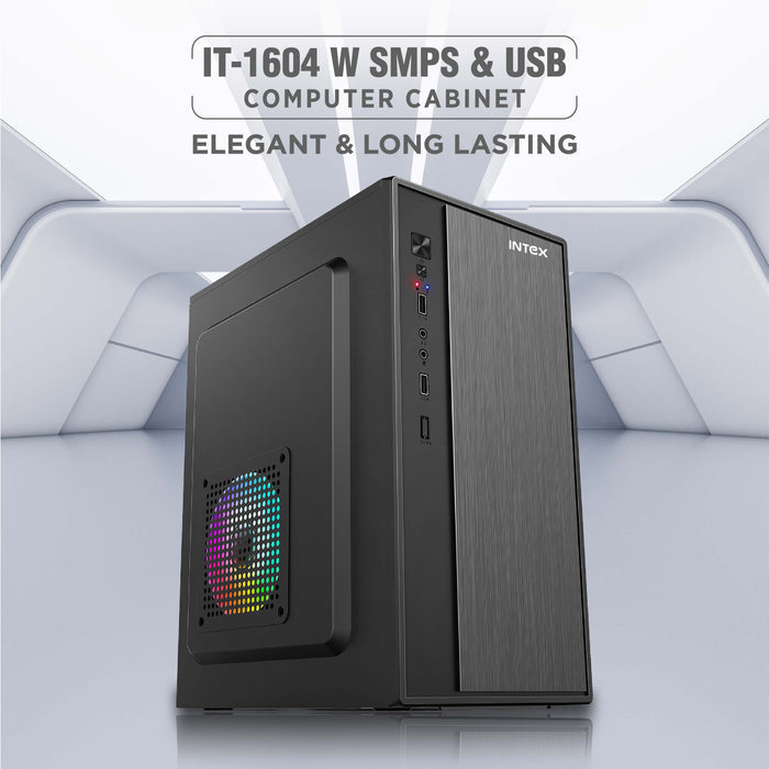 INTEX IT-1604 W SMPS & USB Computer Cabinet