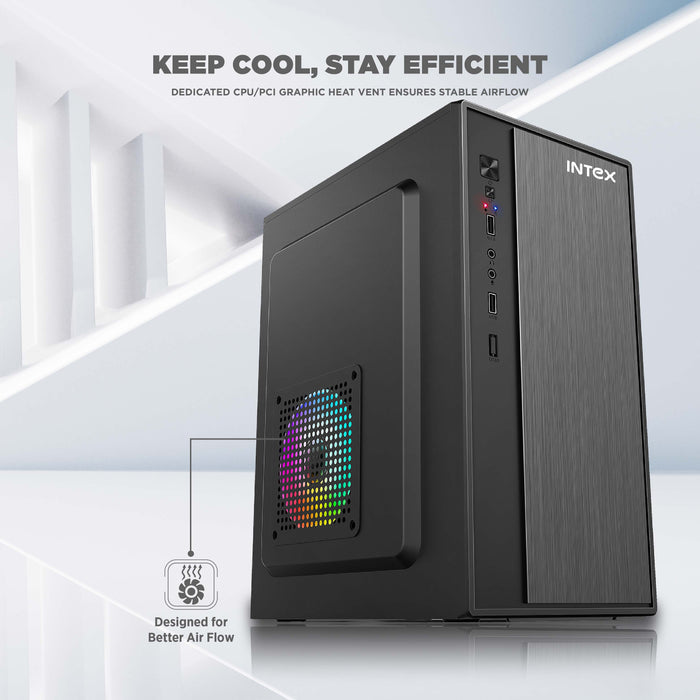 INTEX IT-1604 W SMPS & USB Computer Cabinet