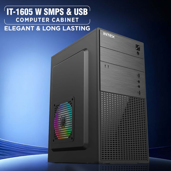INTEX IT-1605 W SMPS & USB Computer Cabinet