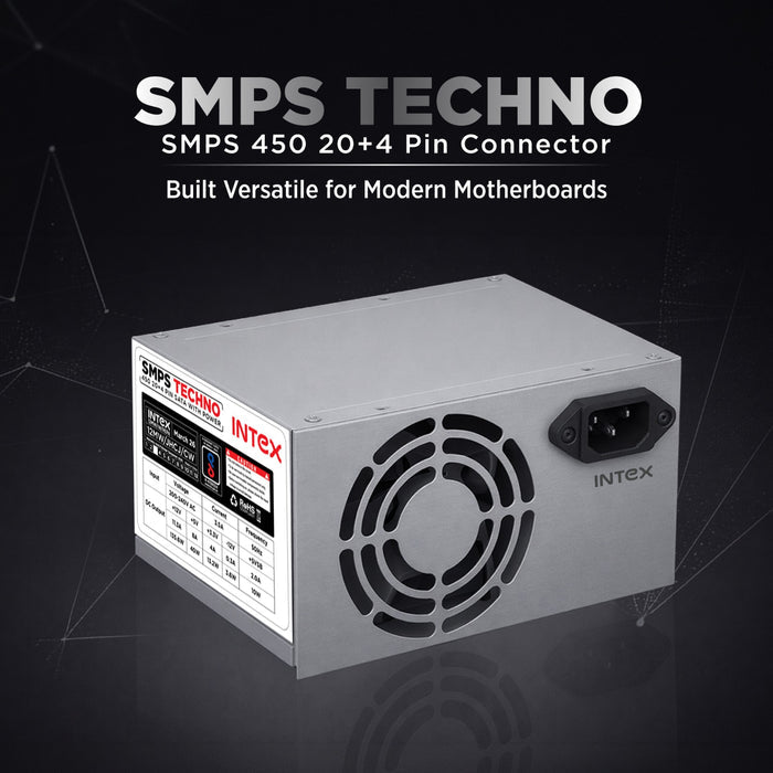 Intex SMPS Techno 450W Power Supply