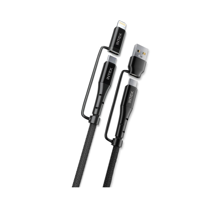Intex Speed Ultra 3.0 4-in-1 Data Cable with 60W Output