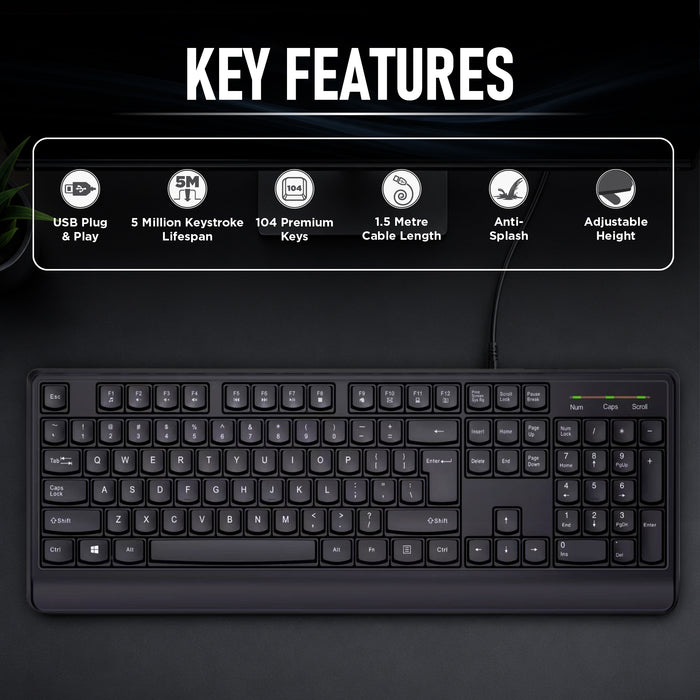 Intex Stream Wired USB Keyboard
