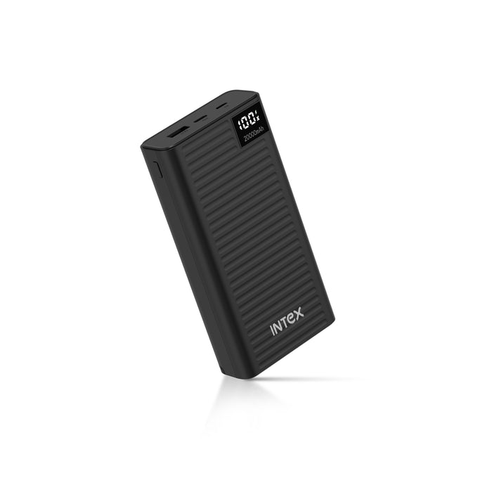 Intex Strong Comet 20K Poly Power Bank (Black, White)
