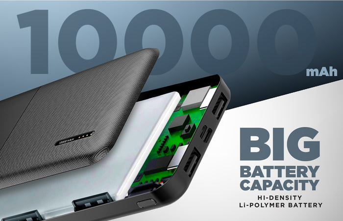 Intex Strong Rhino 10K Poly Power Bank - 10000mAh