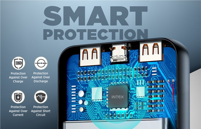 Intex Strong Rhino 10K Poly Power Bank - 10000mAh