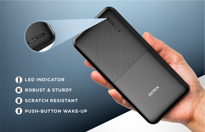 Intex Strong Rhino 10K Poly Power Bank - 10000mAh