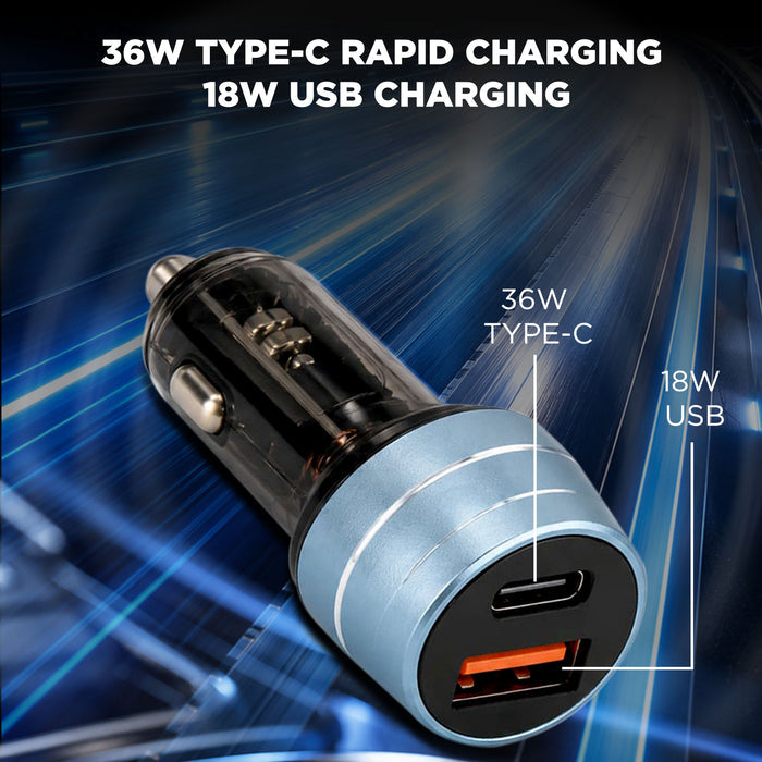 Intex Swift 36W QCPD Car Charger