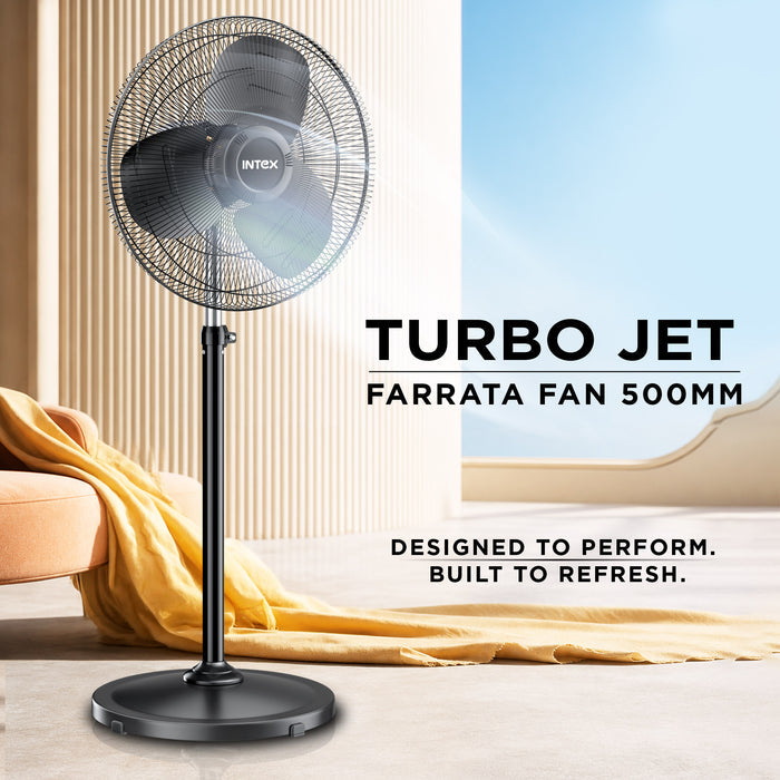 Intex Turbo Jet 500mm Farrata Pedestal Fan