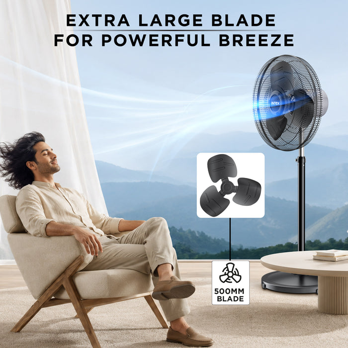 Intex Turbo Jet 500mm Farrata Pedestal Fan