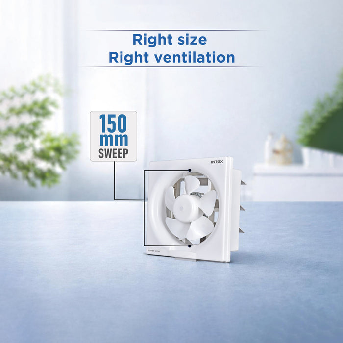 Intex Turbo Vent Exhaust Fan 150mm