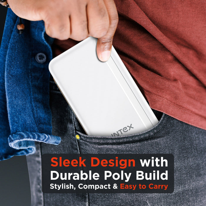 Intex Ultra 10000mAh Power Bank Creamy White