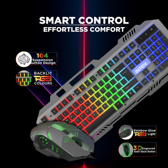 Intex Wired Gaming Pro Combo - Keyboard & Mouse