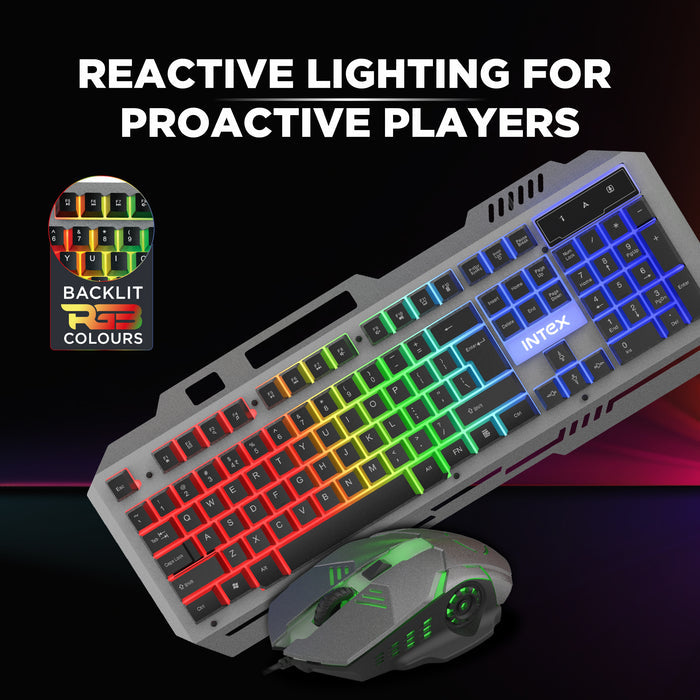 Intex Wired Gaming Pro Combo - Keyboard & Mouse