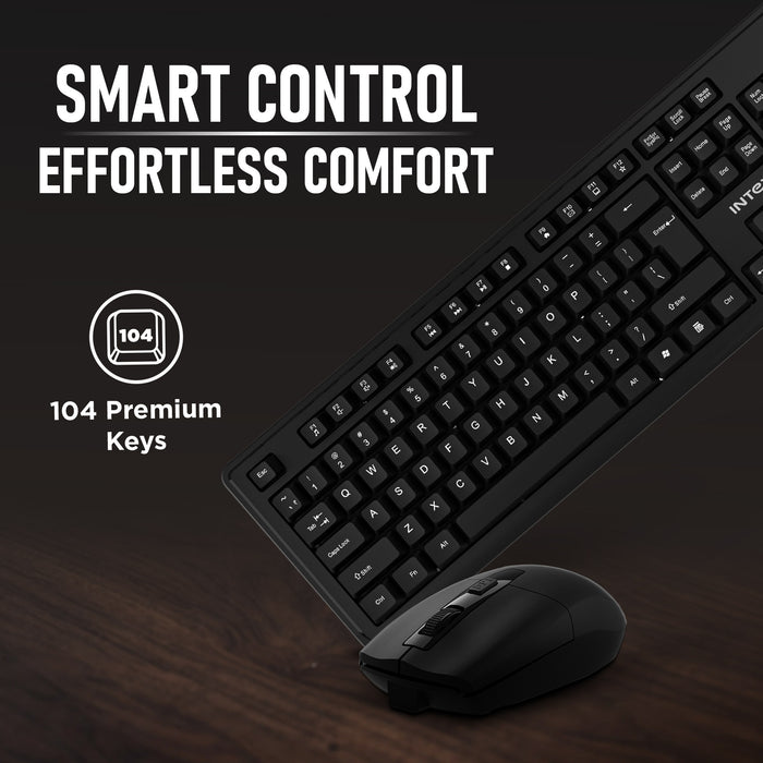 Intex Work Smart Wireless Keyboard & Mouse Combo