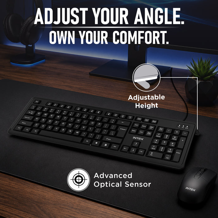 Intex Work Smart Wireless Keyboard & Mouse Combo