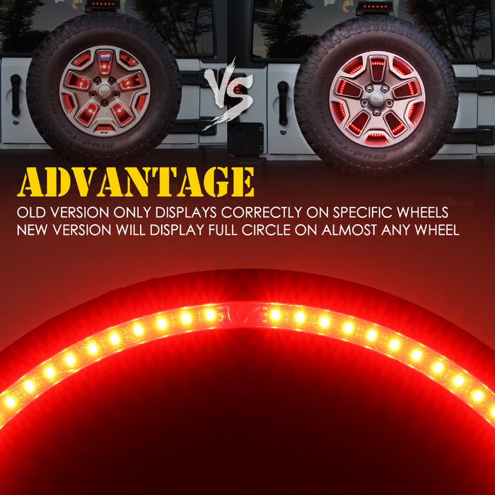 Jeep Wrangler JK Spare Tire LED Brake Light | Cyclone Series
