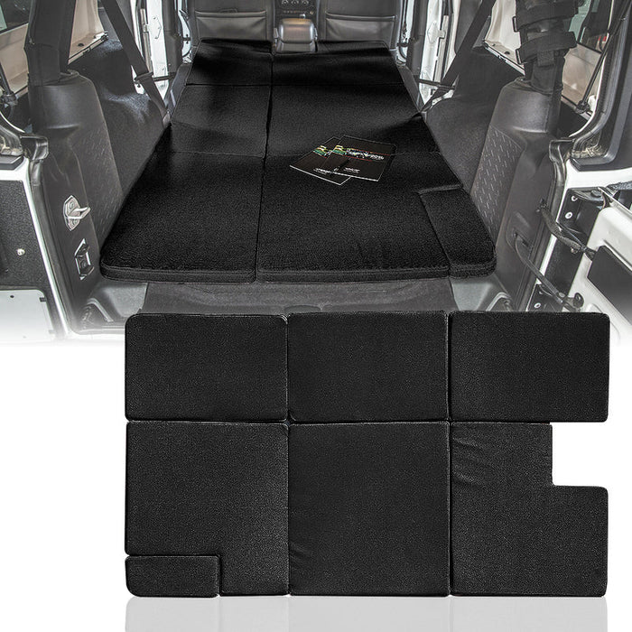Jeep Wrangler JKU Portable Pad Sleeping Mattress in 4 Door Jeep | NitePad
