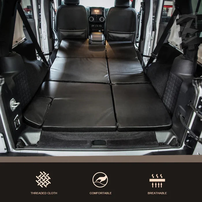 Jeep Wrangler JKU Portable Pad Sleeping Mattress in 4 Door Jeep | NitePad