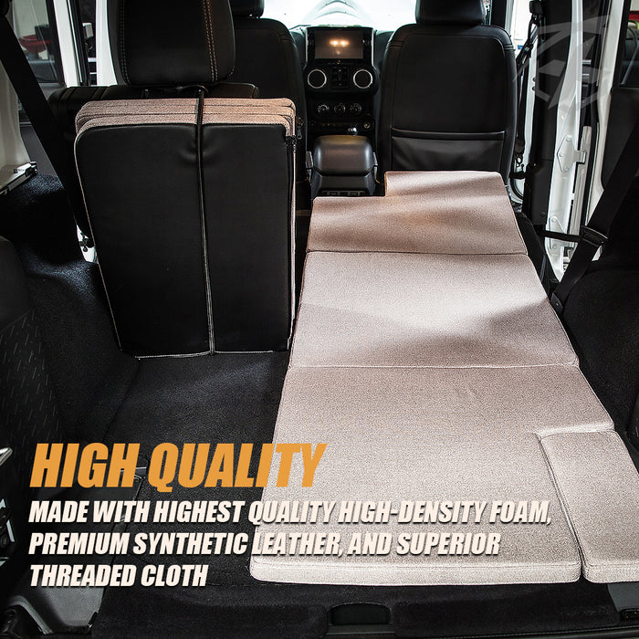 Jeep Wrangler JKU Portable Pad Sleeping Mattress in 4 Door Jeep | NitePad