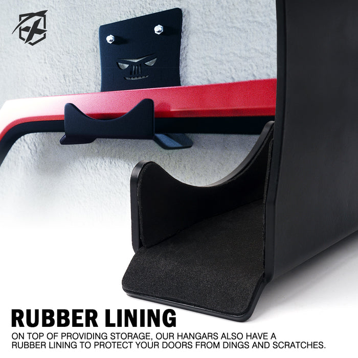 Wall Mount Door Storage Hanger Rubber