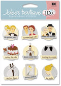 Jolee's Boutique Token Perfect Pair Dimensional Stickers - SCRAPBOOKFARE