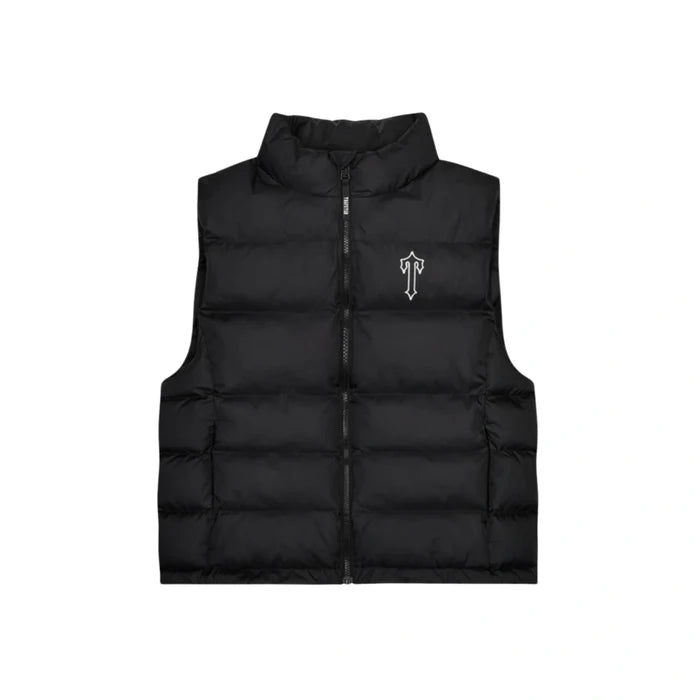 Kamizelka Trapstar Foundation Gilet Black Logo TRAPSTAR Kurtki i bezrękawniki