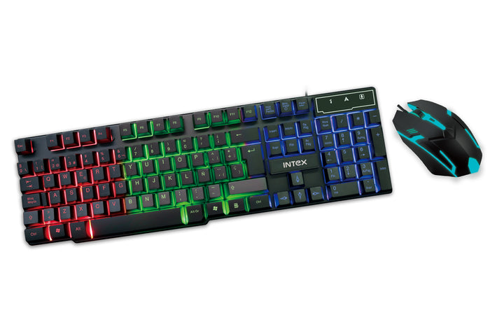 KB+MS Como (IT-KB334) Wired Gaming Keyboard - Intex Technologies