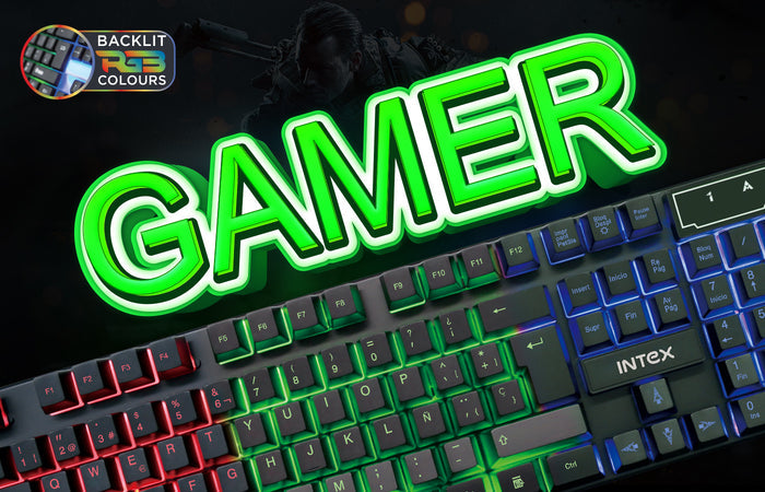 KB+MS Como (IT-KB334) Wired Gaming Keyboard - Intex Technologies