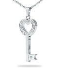 Key to Heaven Stainless Steel Pendant/Necklace Funeral Cremation Urn for Ashes