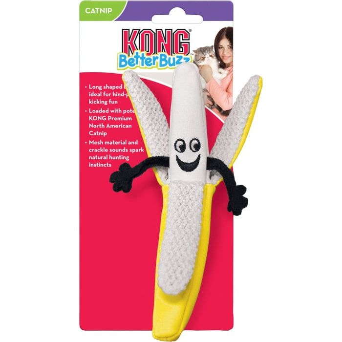 KONG BETTER BUZZ BANANA (YELLOW)