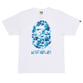 Koszulka ABC Camo By Bathing Ape Tee White/Blue BAPE Koszulki