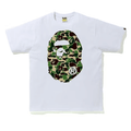 Koszulka ABC Camo By Bathing Ape Tee White/Green BAPE Koszulki